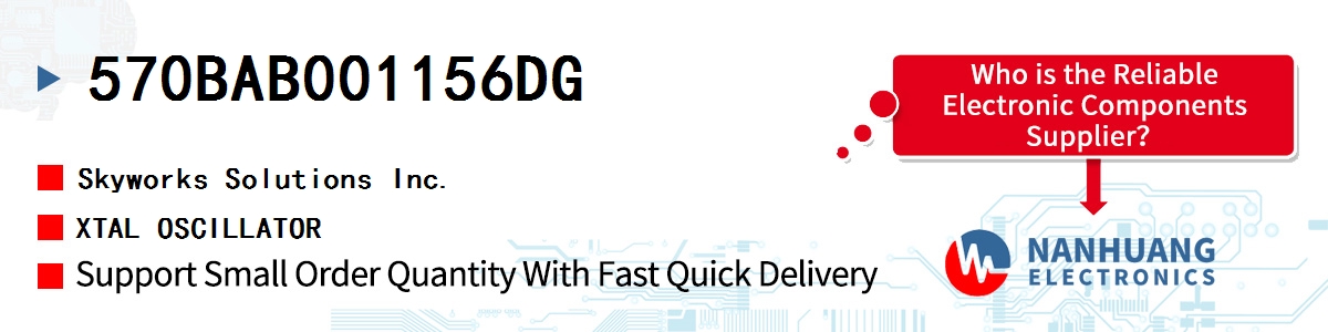 570BAB001156DG Skyworks XTAL OSCILLATOR