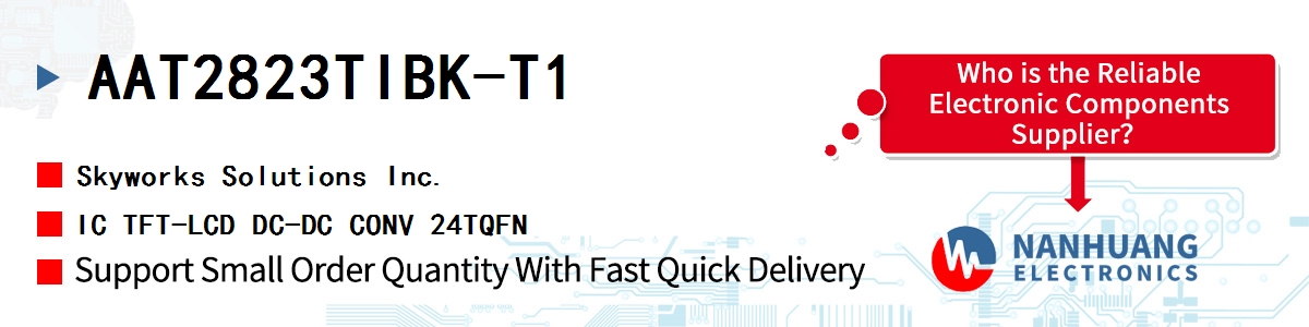 AAT2823TIBK-T1 Skyworks IC TFT-LCD DC-DC CONV 24TQFN
