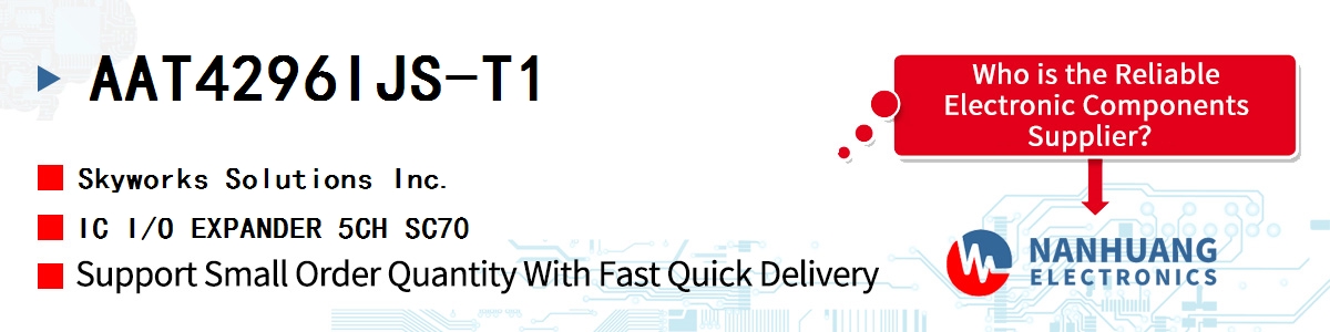 AAT4296IJS-T1 Skyworks IC I/O EXPANDER 5CH SC70