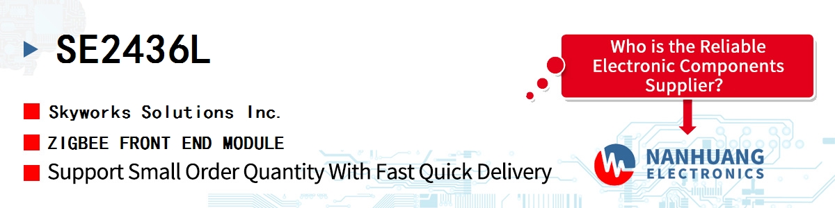 SE2436L Skyworks ZIGBEE FRONT END MODULE