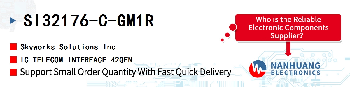 SI32176-C-GM1R Skyworks IC TELECOM INTERFACE 42QFN