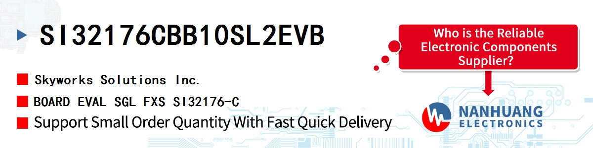 SI32176CBB10SL2EVB Skyworks BOARD EVAL SGL FXS SI32176-C
