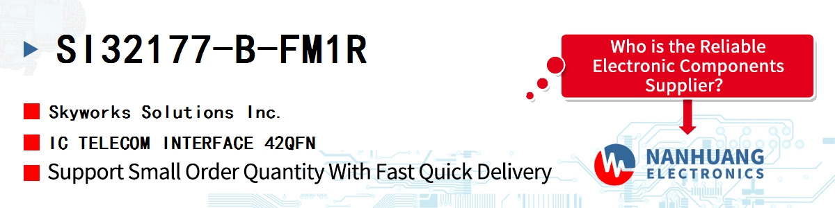 SI32177-B-FM1R Skyworks IC TELECOM INTERFACE 42QFN
