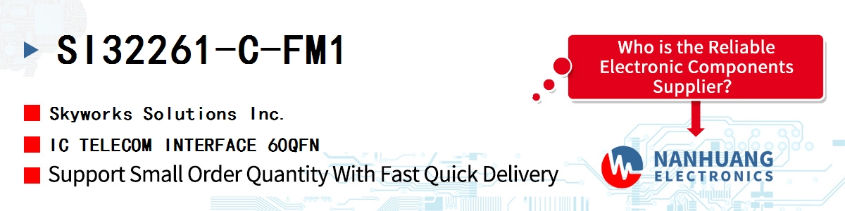 SI32261-C-FM1 Skyworks IC TELECOM INTERFACE 60QFN