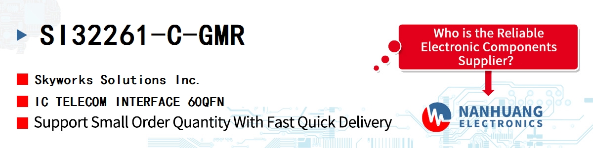SI32261-C-GMR Skyworks IC TELECOM INTERFACE 60QFN