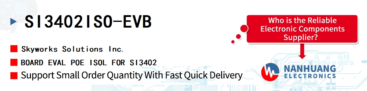 SI3402ISO-EVB Skyworks BOARD EVAL POE ISOL FOR SI3402