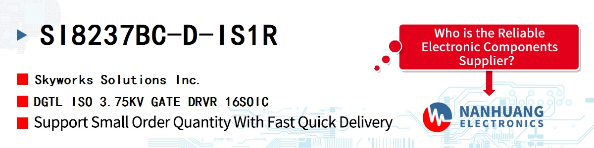 SI8237BC-D-IS1R Skyworks DGTL ISO 3.75KV GATE DRVR 16SOIC