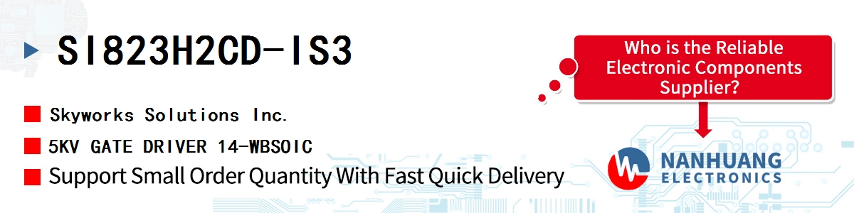 SI823H2CD-IS3 Skyworks 5KV GATE DRIVER 14-WBSOIC