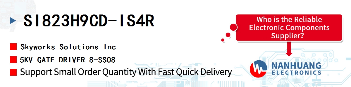 SI823H9CD-IS4R Skyworks 5KV GATE DRIVER 8-SSO8