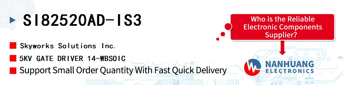 SI82520AD-IS3 Skyworks 5KV GATE DRIVER 14-WBSOIC