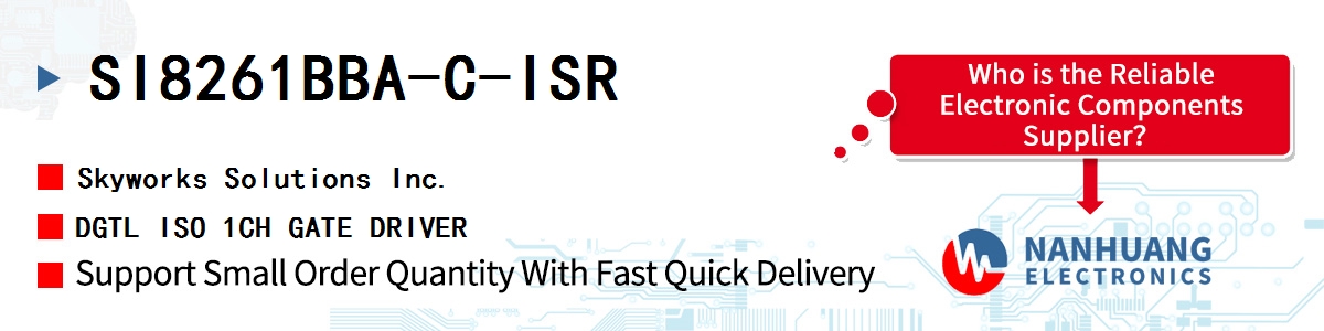 SI8261BBA-C-ISR Skyworks DGTL ISO 1CH GATE DRIVER