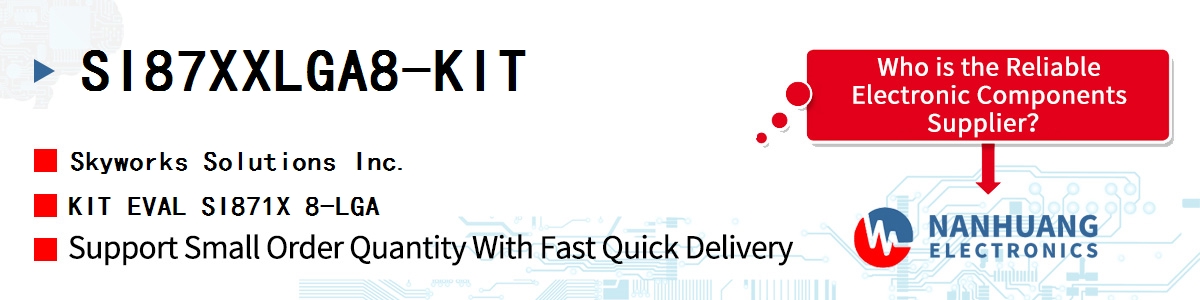 SI87XXLGA8-KIT Skyworks KIT EVAL SI871X 8-LGA