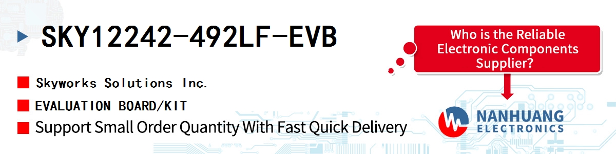SKY12242-492LF-EVB Skyworks EVALUATION BOARD/KIT