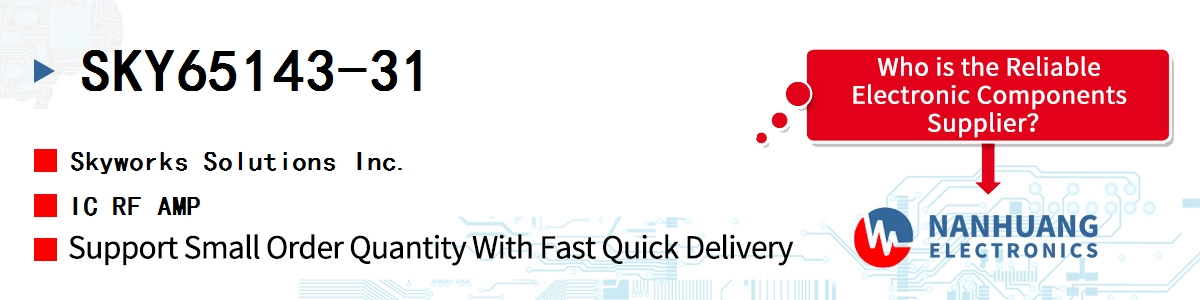 SKY65143-31 Skyworks IC RF AMP