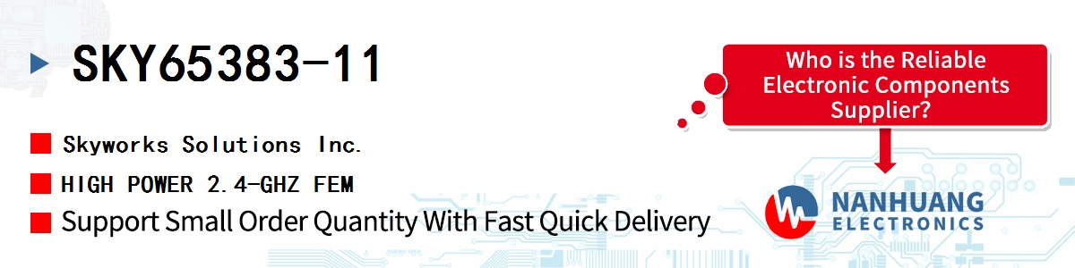 SKY65383-11 Skyworks HIGH POWER 2.4-GHZ FEM