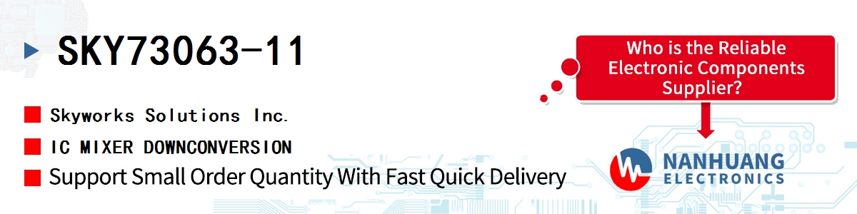 SKY73063-11 Skyworks IC MIXER DOWNCONVERSION