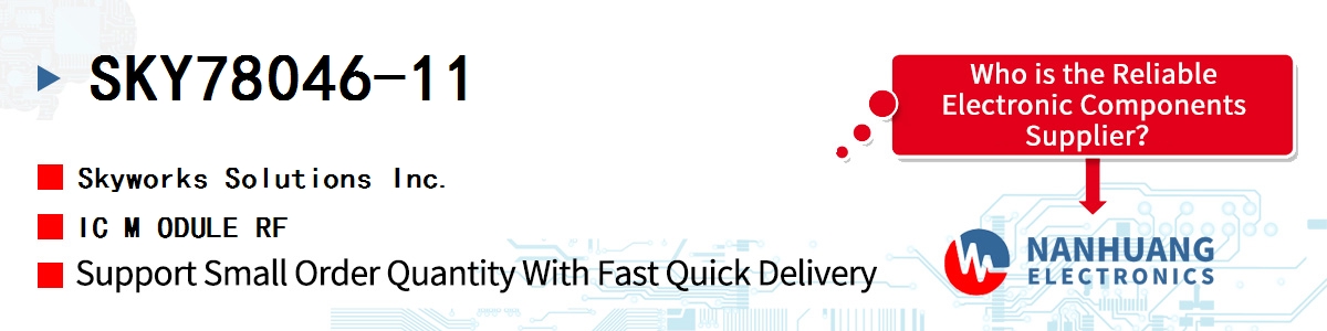 SKY78046-11 Skyworks IC M ODULE RF