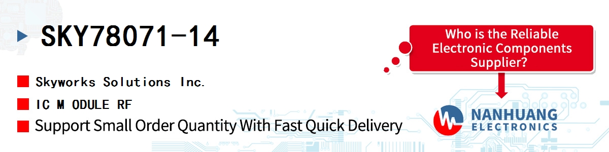 SKY78071-14 Skyworks IC M ODULE RF