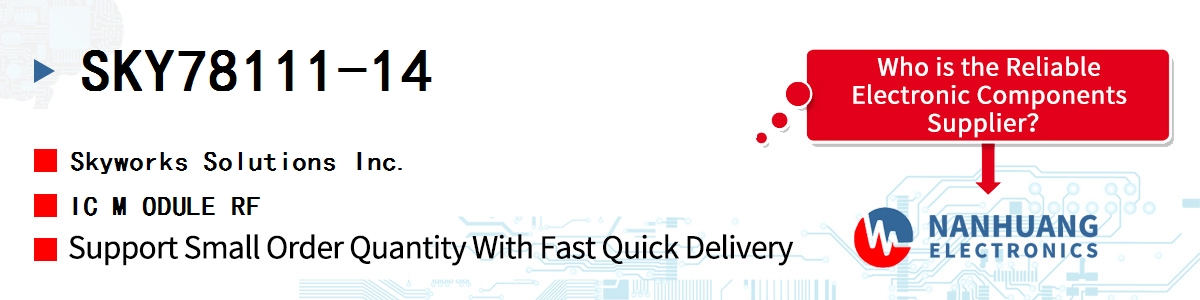 SKY78111-14 Skyworks IC M ODULE RF