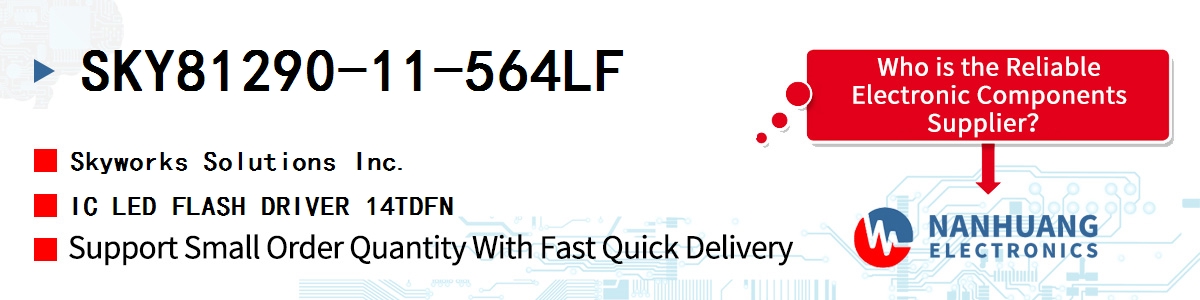 SKY81290-11-564LF Skyworks IC LED FLASH DRIVER 14TDFN