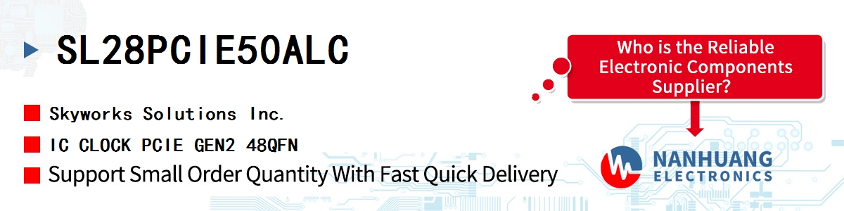 SL28PCIE50ALC Skyworks IC CLOCK PCIE GEN2 48QFN